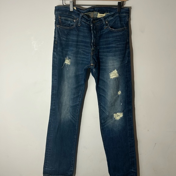 ABERCROMBIE & FITCH Original 5-Pocket Denim Lot 00257 - Size 30x30 VINTAGE - Picture 1 of 4